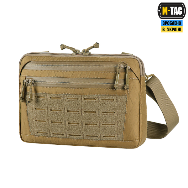 M-TAC СУМКА ADMIN BAG MEDIUM X-PAC ELITE З ЛИПУЧКОЮ COYOTE