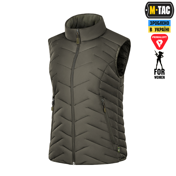 M-TAC ЖИЛЕТ ЖЕНСКИЙ PRIMALOFT OLIVE
