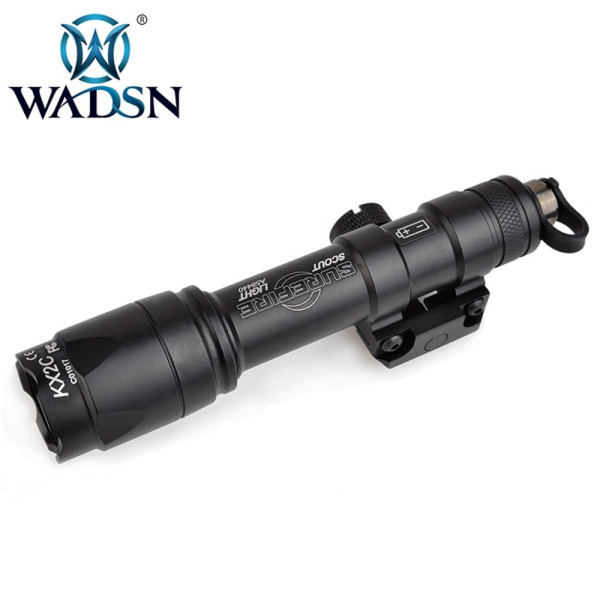 WADSN ТАКТИЧЕСКИЙ СВЕТОДИОДНЫЙ ФОНАРЬ SUREFIRE M600 340 ЛЮМЕН EX072 BLACK HS0513