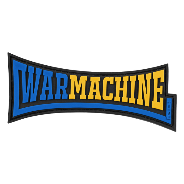 R3ICH НАШИВКА WARMACHINE ЖОВТО-СИНЯ