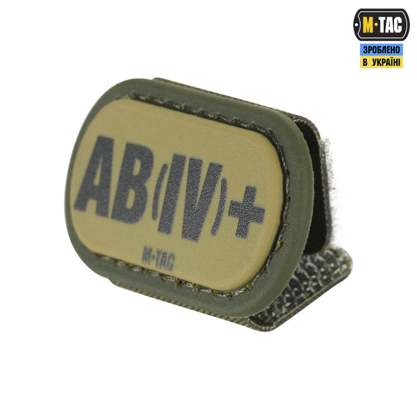 M-TAC MOLLE PATCH ГРУППА КРОВИ AB (IV) + PVC RANGER GREEN