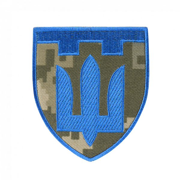 ШЕВРОН ТЕРИТОРІАЛЬНА ОБОРОНА MM14/СИНІЙ
