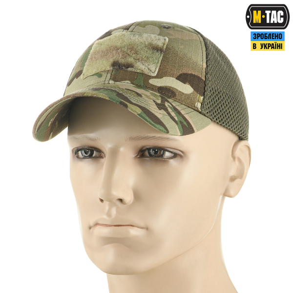 M-TAC БЕЙСБОЛКА ТАКТИЧНА З СІТКОЮ RIP-STOP MC