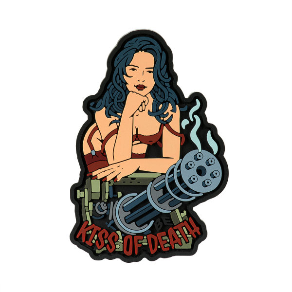 BRAND ELEMENT НАШИВКА KISS OF DEATH PVC