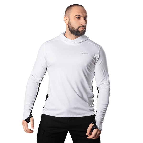 CAMO-TEC ЛОНГСЛИВ CHITON AIRPRO HOOD WHITE 8707