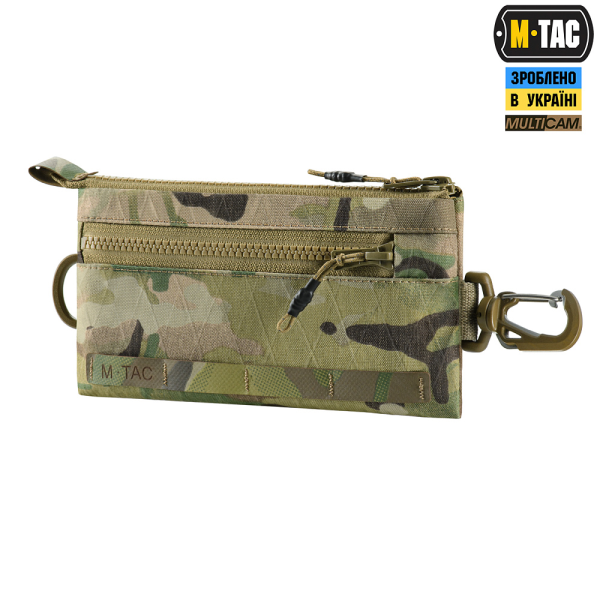 M-TAC ГАМАНЕЦЬ ГОРИЗОНТАЛЬНИЙ З КАРАБІНОМ X-PAC ELITE MULTICAM
