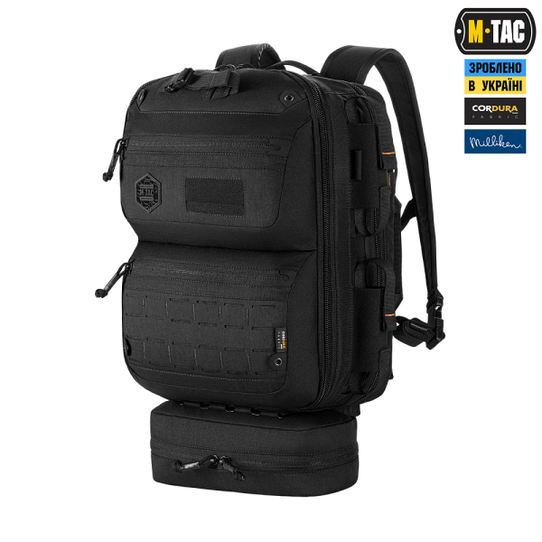 M-TAC НАПЛІЧНИК БОЙОВОГО МЕДИКА ELITE BLACK