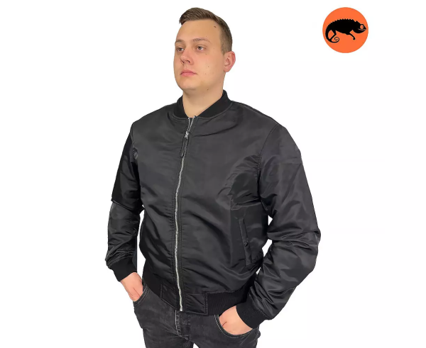 CHAMELEON КУРТКА MA-1 LIGHT BLACK 0707-04