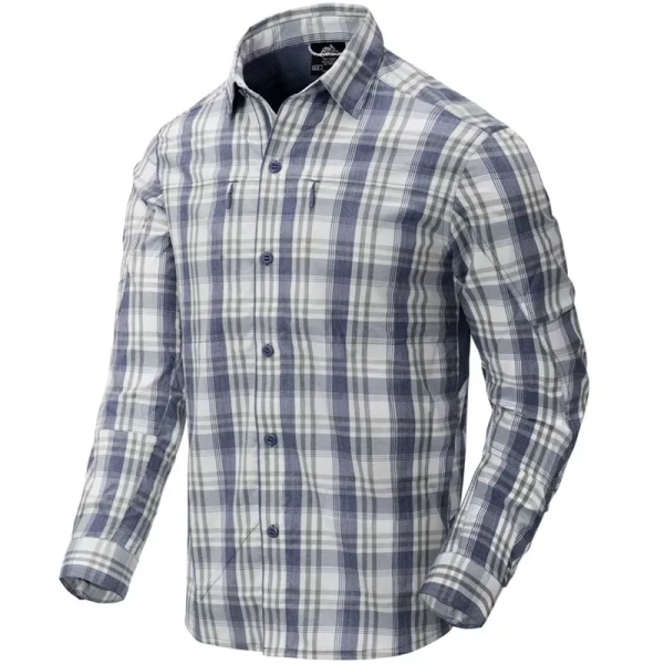 HELIKON-TEX СОРОЧКА TRIP - NYLON BLEND GREY PLAID KO-TRI-NB-P8