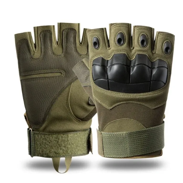 ПЕРЧАТКИ БЕСПАЛЫЕ OUTDOOR TACTICS С ЗАЩИТОЙ OLIVE 65655701