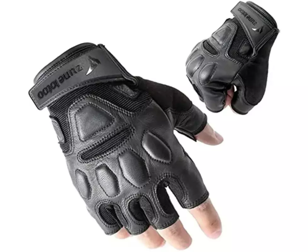 CHAMELEON ПЕРЧАТКИ БЕСПАЛЫЕ ZAG-1 H HALF FINGER BLACK ZL1H-ZAG1