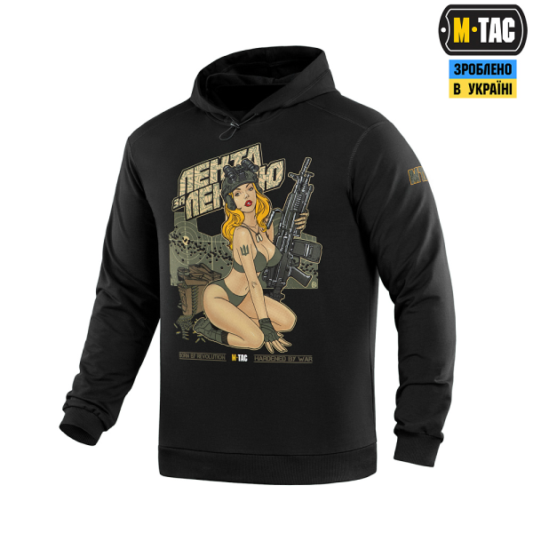 M-TAC КОФТА HOODIE ЛЕНТА ЗА ЛЕНТОЮ BLACK