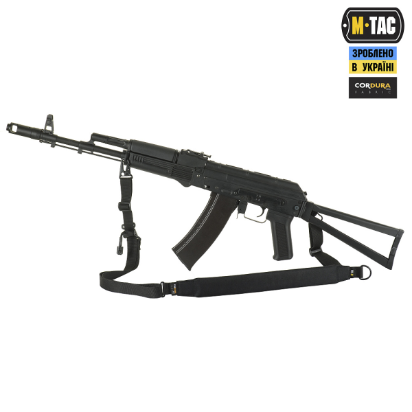 M-TAC РЕМІНЬ ЗБРОЙОВИЙ УНІВЕРСАЛЬНИЙ BLACK
