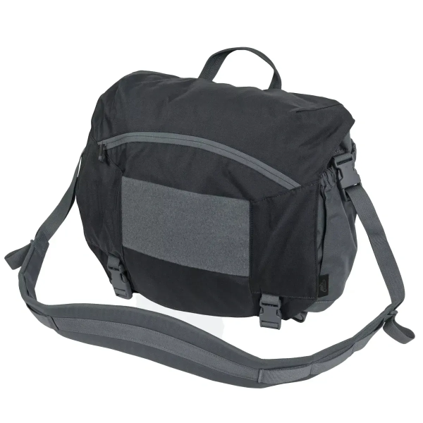 HELIKON-TEX СУМКА URBAN COURIER LARGE - CORDURA BLACK/SHADOW GREY TB-UCL-CD-0135A
