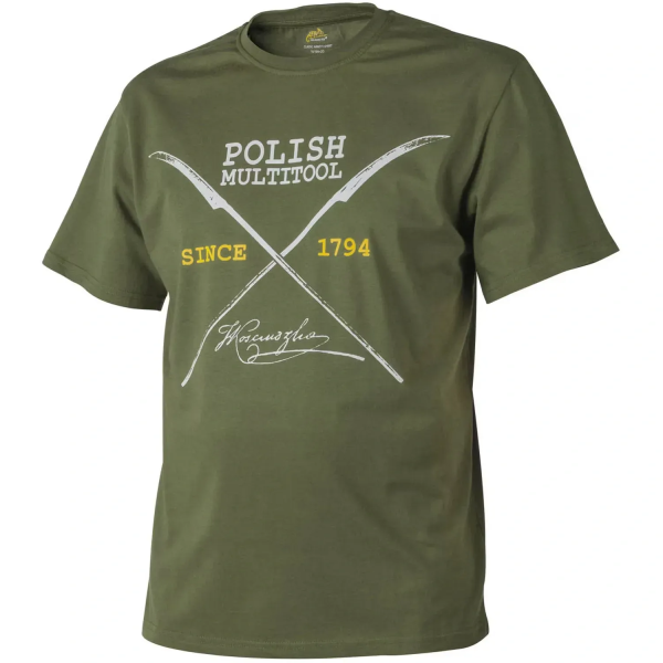 HELIKON-TEX ФУТБОЛКА POLISH MULTITOOL U.S. GREEN TS-PMT-CO-29