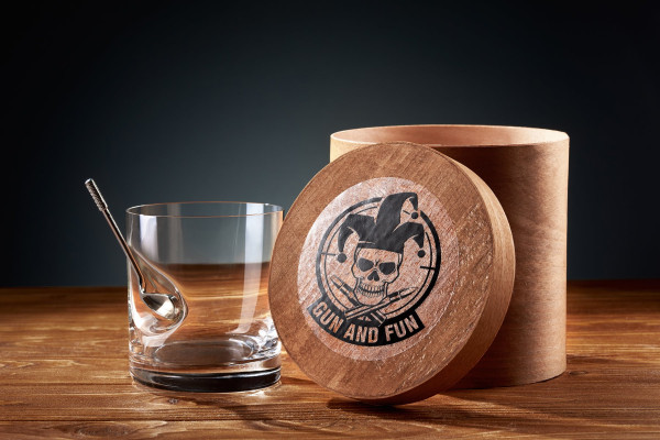 GUN AND FUN СКЛЯНКА ДЛЯ ВІСКІ З КЛЮЧКОЮ ДЛЯ ГОЛЬФУ