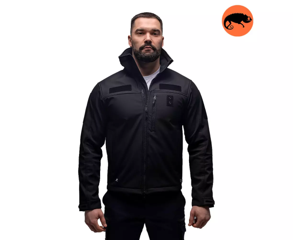 CHAMELEON КУРТКА SOFT SHELL STALKER BLACK 0786-04-20