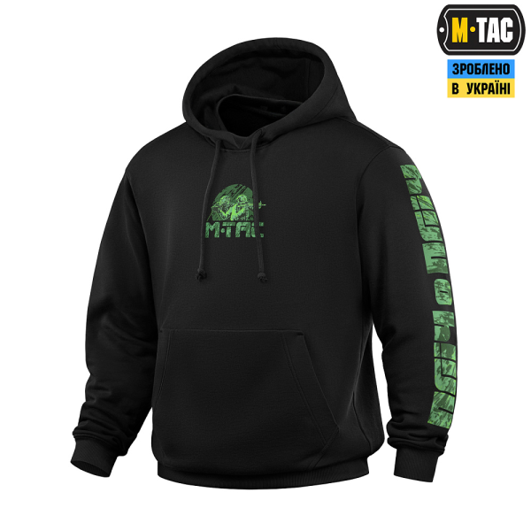 M-TAC КОФТА HOODIE ПЛІЧ-О-ПЛІЧ OVERSIZE HARD BLACK