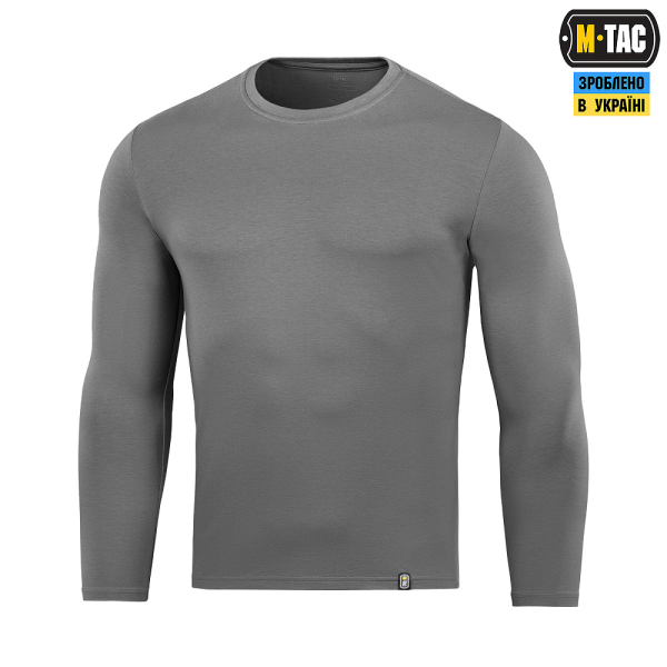 M-TAC ФУТБОЛКА ДОВГИЙ РУКАВ 93/7 LIGHT GREY
