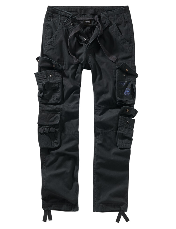 BRANDIT БРЮКИ PURE SLIM FIT BLACK 1016.2