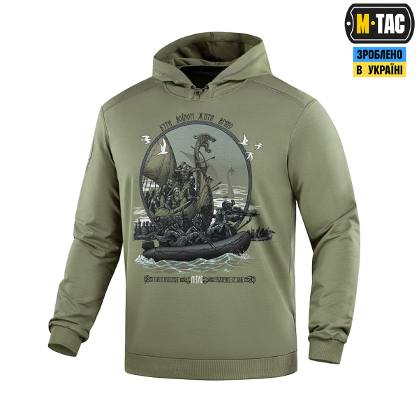 M-TAC КОФТА HOODIE ДРАККАР LIGHT OLIVE