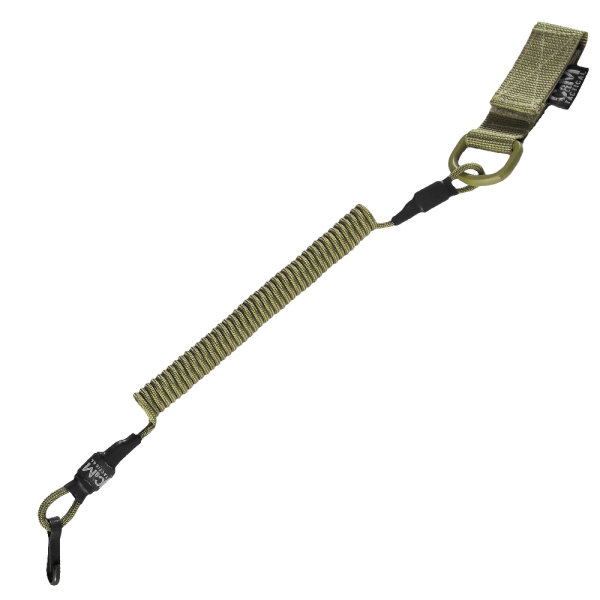 CAMO-TEC СТРАХУВАЛЬНИЙ ШНУР STANDARD КАРАБІН+D-КІЛЬЦЕ KHAKI 9081