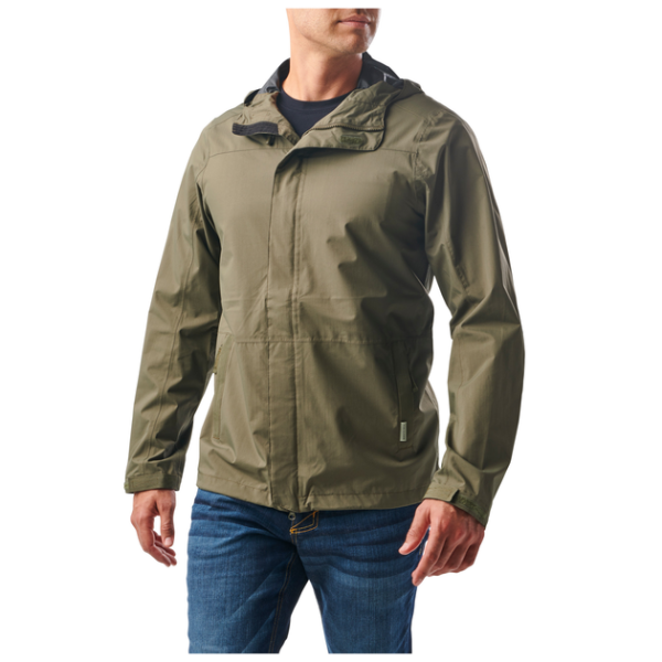 5.11 КУРТКА ШТОРМОВАЯ EXOS RAIN SHELL RANGER GREEN 48370-186