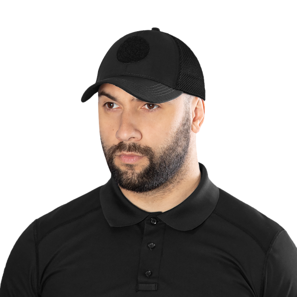 CAMO-TEC БЕЙСБОЛКА НПУ MESH RIP-STOP STRETCH BLACK 8933