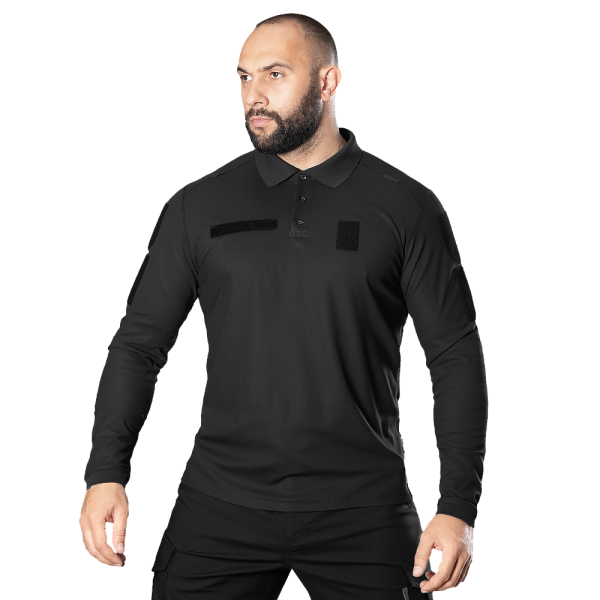 CAMO-TEC ПОЛО PALADIN 2.0 LONG COOLPASS LT BLACK 8919