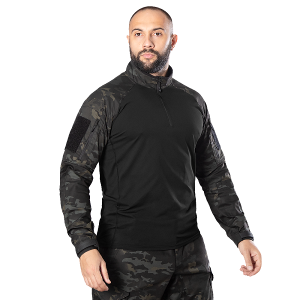 CAMO-TEC БОЙОВА СОРОЧКА RAID TWILL SORONA MULTICAM BLACK 8908