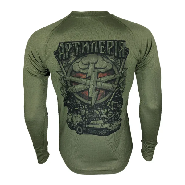 KRAMATAN TACTICAL DESIGN ЛОНГСЛІВ АРТИЛЕРІЯ OLIVE