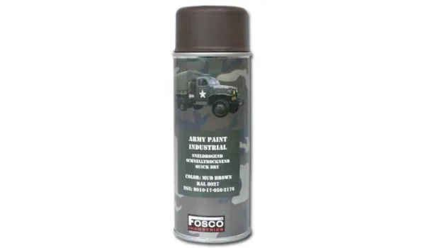 FOSCO ФАРБА МАСКУВАЛЬНА ДЛЯ ЗБРОЇ MUD BROWN RAL 8027 8822
