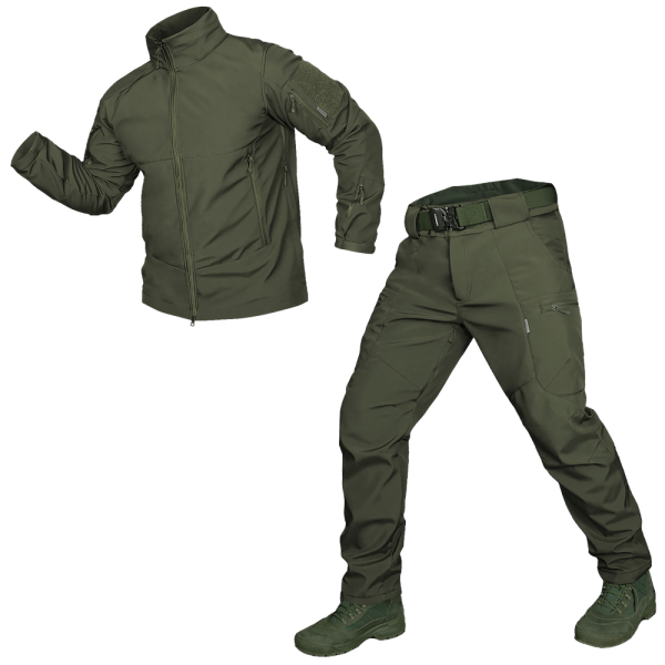 CAMO-TEC КОСТЮМ STALKER PHANTOM SOFTSHELL OLIVE 7387