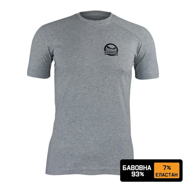 KRAMATAN TACTICAL DESIGN ФУТБОЛКА KRMTN 93/7 БАВОВНА GREY MELANGE