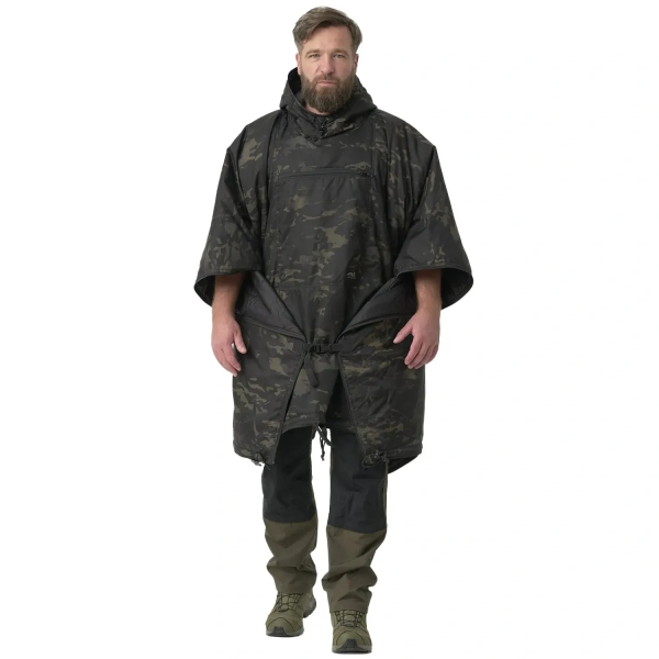 HELIKON-TEX НАКИДКА SWAGMAN ROLL PONCHO MULTICAM BLACK PO-SMR-BL-0C