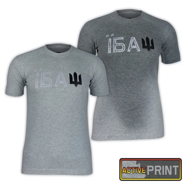 KRAMATAN TACTICAL DESIGN ФУТБОЛКА ЇБАШ ХЛОПОК МЕЛАНЖ