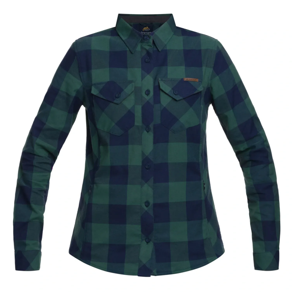HELIKON-TEX ЖІНОЧА СОРОЧКА В КЛІТИНКУ MARIGOLD MOSS GREEN CHECKERED KO-MWS-NS-PG