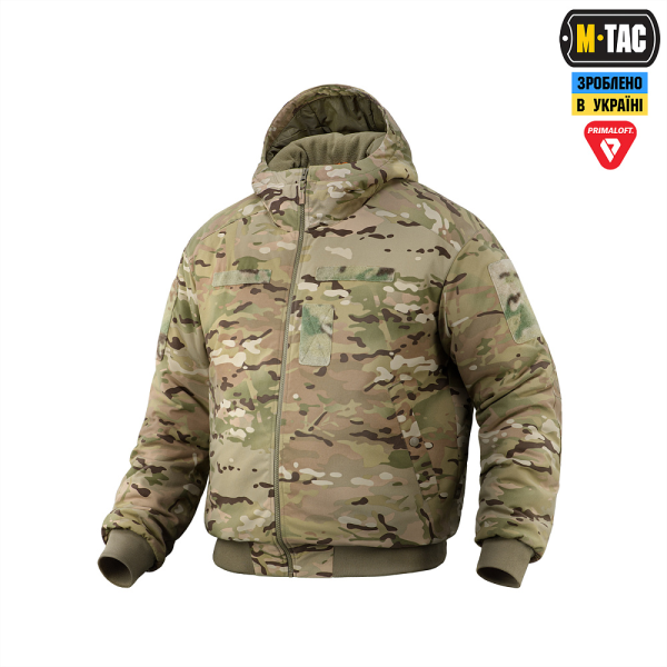 M-TAC КУРТКА MA-1 HOODED MILITARY PRIMALOFT MC