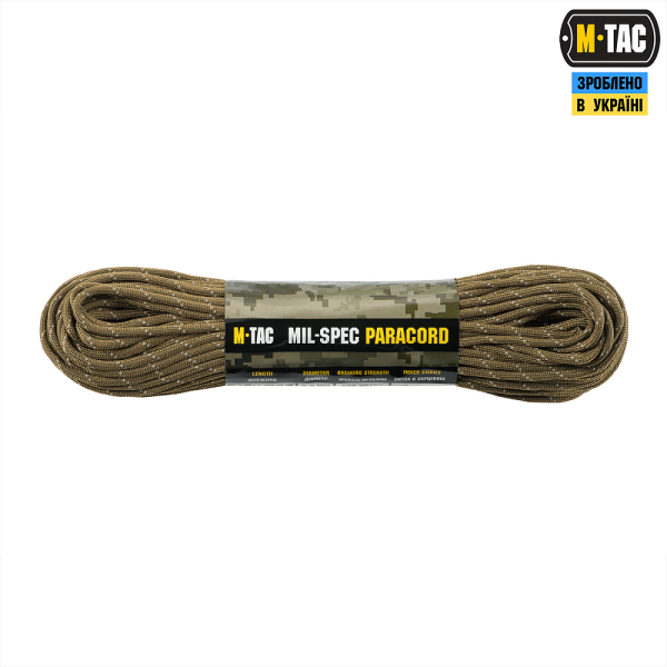 M-TAC ПАРАКОРД 550 MIL-SPEC COYOTE REFLECTIVE 30М