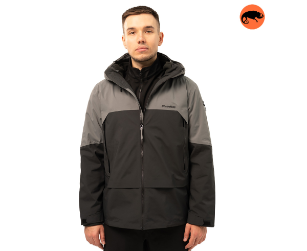 CHAMELEON КУРТКА GALE BLACK/GREY 00023-02
