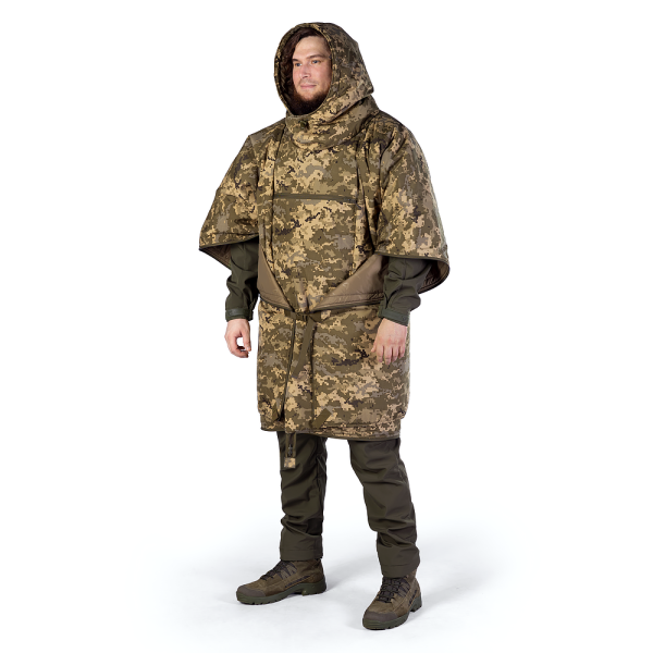 CAMO-TEC УТЕПЛЕНЕ ПОНЧО-ТРАНСФОРМЕР КІРЕЯ ММ14 9304