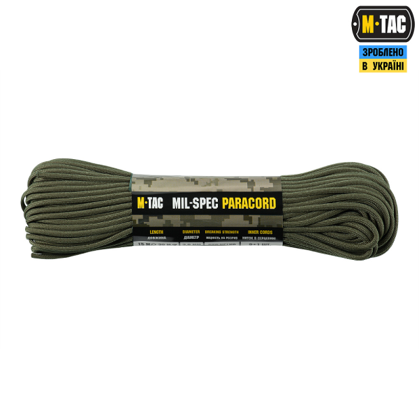 M-TAC ПАРАКОРД 550 MIL-SPEC RANGER GREEN 30М