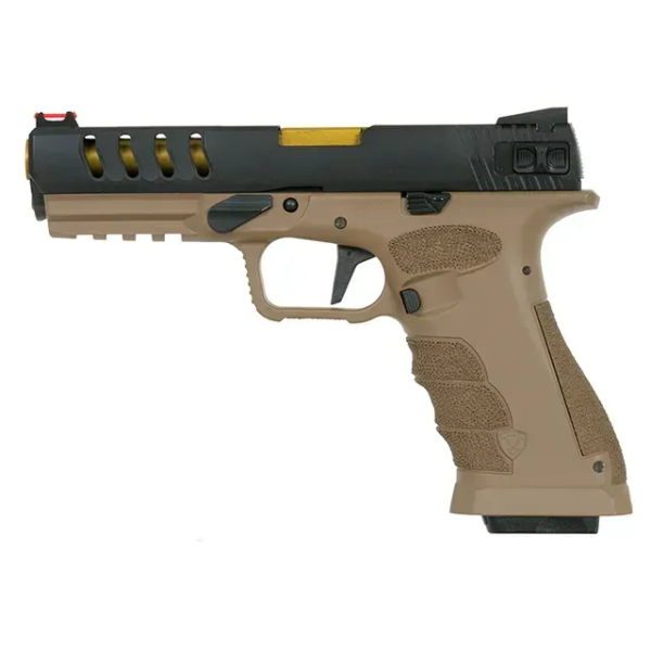 APS ПИСТОЛЕТ APS SHARK FULL AUTO GREEN GAS DARK EARTH 19065