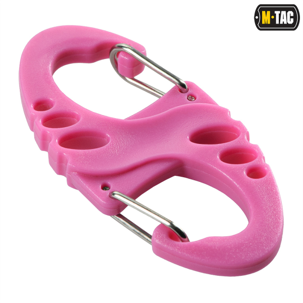 M-TAC КАРАБИН S-HOOK ПЛАСТИКОВЫЙ PINK