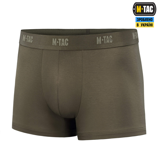 M-TAC ТРУСИ MEN COTTON STRETCH BOXER BRIEFS DARK OLIVE