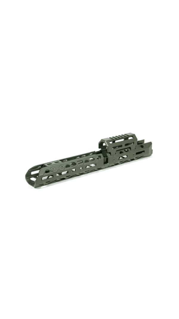 КРУК ЦЕВЬЕ ДЛЯ АК ДОЛГОЕ С КРЕПЛЕНИЕМ И КРАТКИМ ВЕРХНИМ МОСТКОМ M-LOK GREEN 120011102