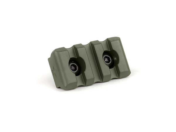 КРУК РЕЙКА ПИКАТИНИ НА 3 СЛОТА С КРЕПЛЕНИЕМ СТАНДАРТА M-LOK CERAKOTE GREEN 118040302