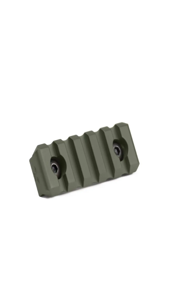 КРУК РЕЙКА ПИКАТИНИ НА 5 СЛОТОВ С КРЕПЛЕНИЕМ M-LOK CRC 9013 GREEN 118040402
