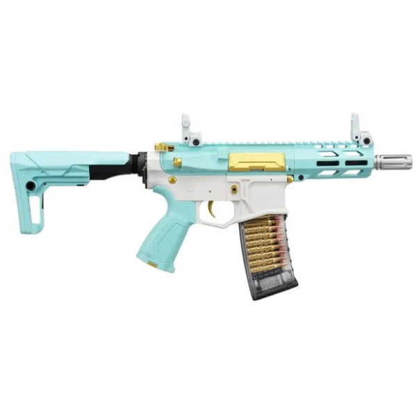 G&G СТРАЙКБОЛЬНАЯ ШТУРМОВАЯ ВИНТОВКА CM16 BATTO MACARON BLUE 34236