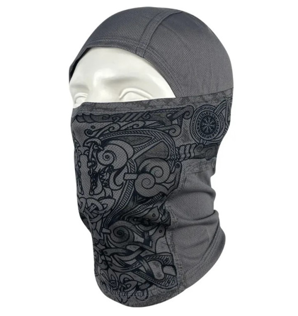 KRAMATAN TACTICAL DESIGN БАЛАКЛАВА-НІНДЗЯ СКАНДИНАВСЬКИЙ COOLMAX GREY 4914